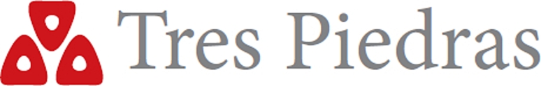 Logotipo de Tres Piedras Publishers.